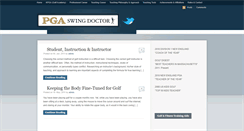 Desktop Screenshot of pgaswingdoctor.com